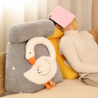 big white goose triangle waist bed headboard backrest cushion triangle waist cushion floating window tatami cushion dormitory