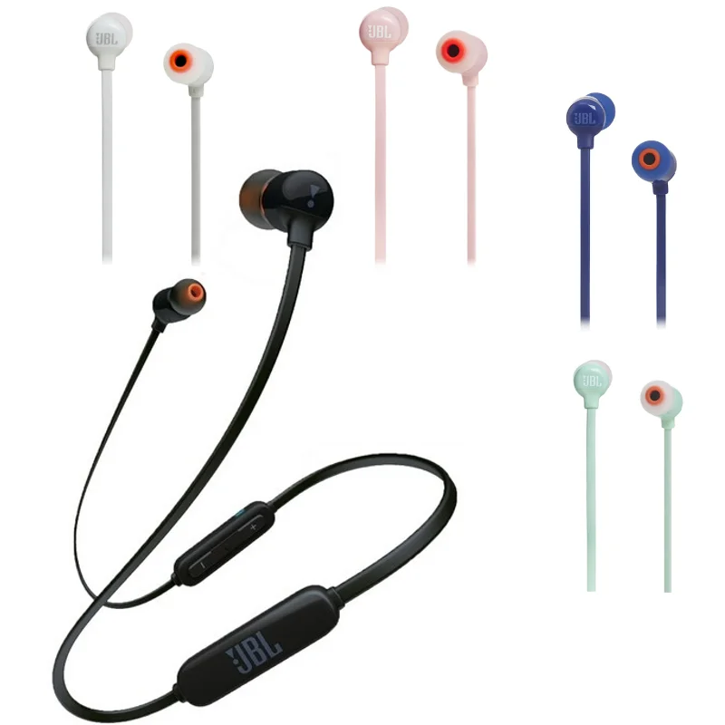 

JBL T110BT PureBass Wireless Earphones Bluetooth Headphones - Black & Colours