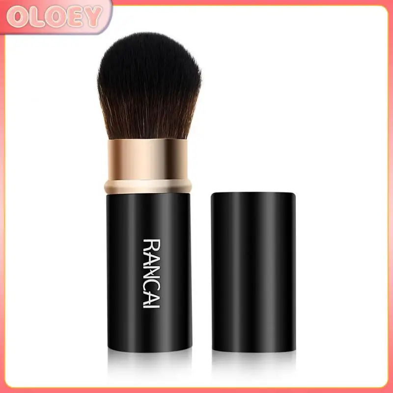 

1pcs Retractable Makeup Brushes Portable Powder Foundation Blending Blush Convenient Storage Make Up Face Brush Maquiagem