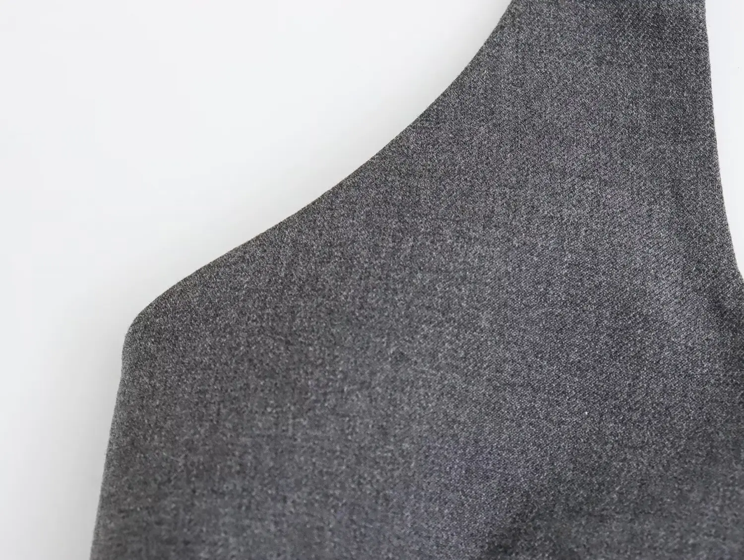 Jincffz Бант украшение висячий воротник топ женский новый дизайн вилки без рукавов с