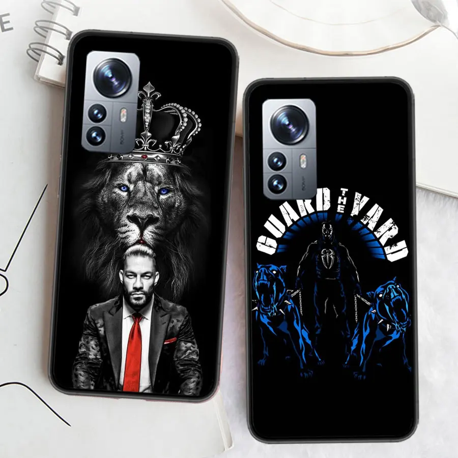 Чехол для телефона R-Roman Big Dog R-Reigns Xiaomi Poco X7 X6 X5 X4 X3 GT NFC M4 M5 Pro 5G M3 Mi F6 F5 F4 F3 F2 F1 Capa Coque TPU Co