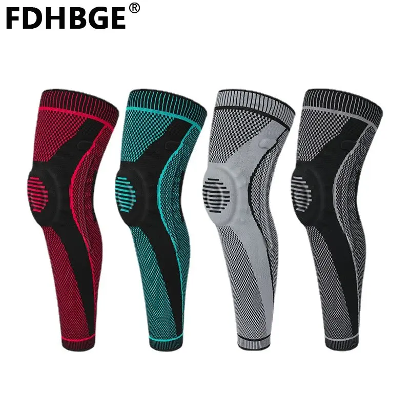 

FDHBGE Basketball Gym Compression Leg Warmer Sleeve Knee Pad Sport Volleyball Football Safety Training Kneepad Support Protector