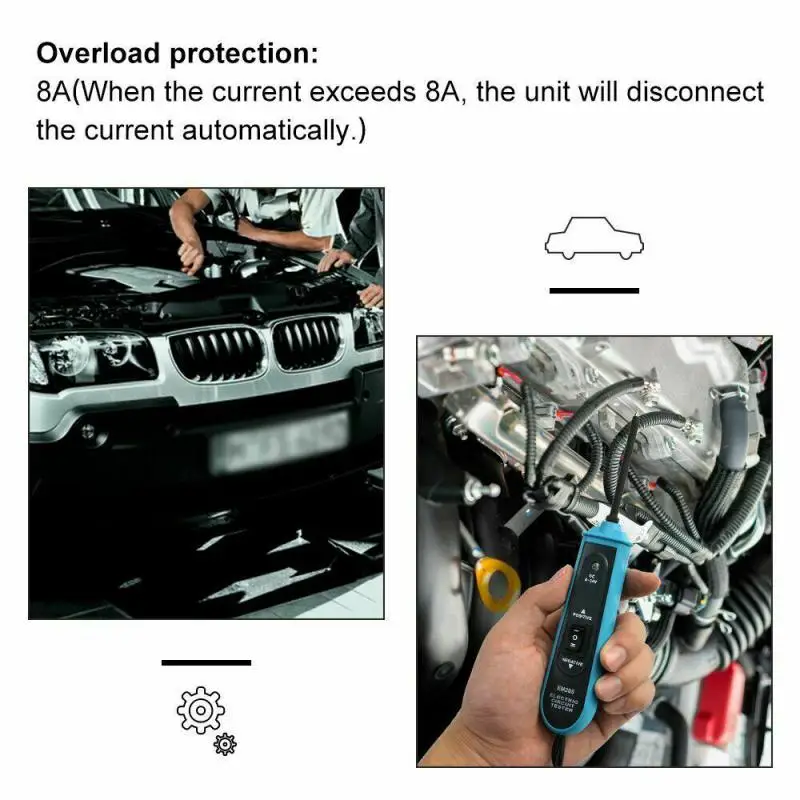 Тестер электрической цепи многофункциональный автомобильный прибор для