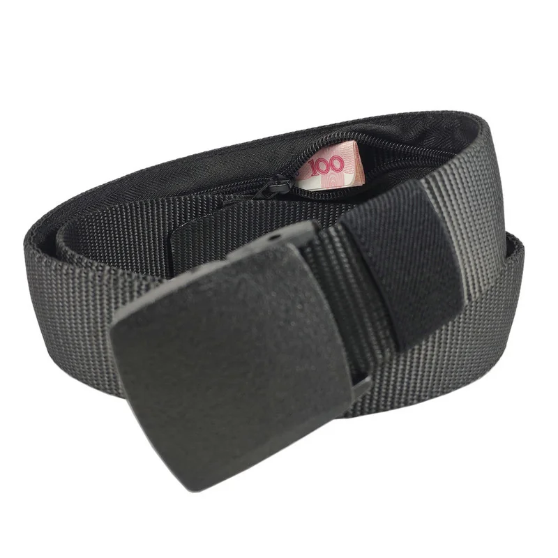 

1pcs Travel Cash Anti Theft Belt Waist Bag Women Portable Hidden Money Strap Belt Wallet Waist Pack Men Secret Hiding Belt