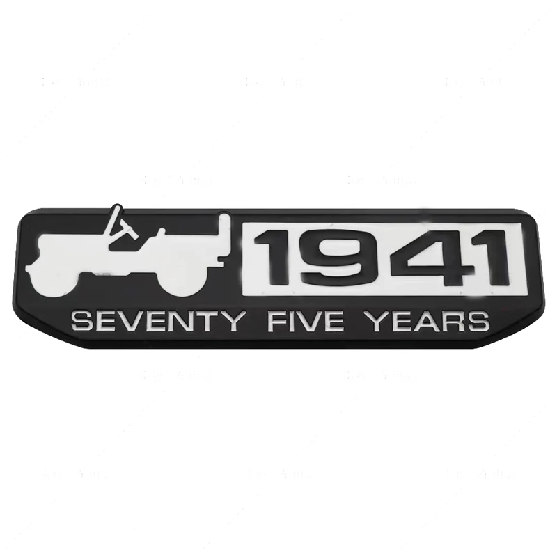 

1 шт. 1941 наклейка для направляющих Jeep Wrangler, наклейки на 75-летие, наклейки на тело