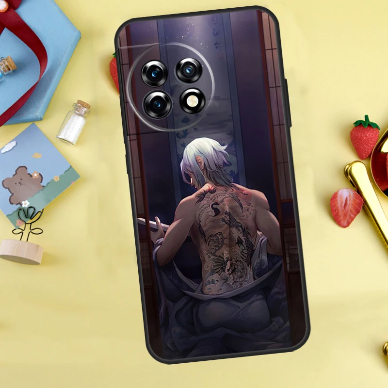 Kamisato Ayato Genshin Impact для OnePlus Nord 2 2T CE 3 Lite N10 N20 N100 Ace 8 Pro 9 10 8T 9R 10T 10R 11 чехол