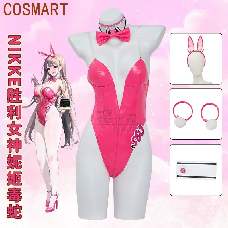 

COSMART Goddess Of Victory: Nikke Viper Bunny Girl Swimsuit Swimwear Cosplay Costume Cos Game Anime Party Uniform Hallowen Play