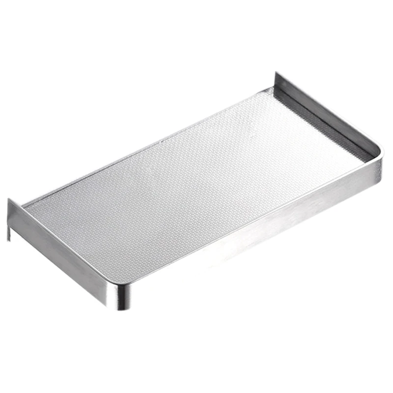 

Bathroom Shelf Phone Storage Rack Shelves Stainless Steel Wall Mount Shower Basket Holder Phone Holder