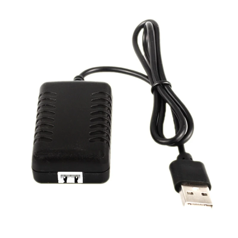 Фото USB-кабель для зарядки аккумуляторов 7,4 В 2S LiPo с 3-контактным разъемом для радиоуправляемого автомобиля лодки Rock Crawler FPV дрона квадрокоптера №3