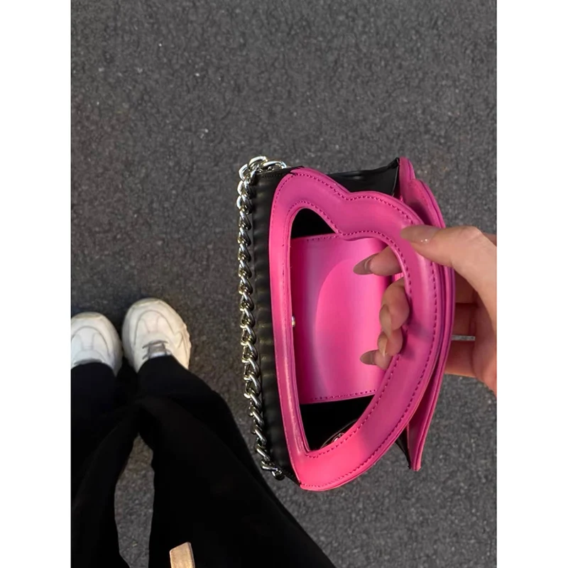 Нишевый дизайн цветная контрастная Женская Модная креативная сумка через плечо