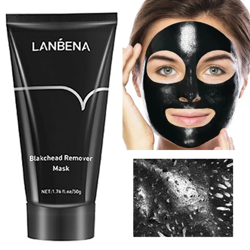 

Blackhead Facial Mask Oil Control Deep Cleansing Remove Acne Exfoliation Shrink Pore Firming Lifting Brighten Skin Face Care 50g