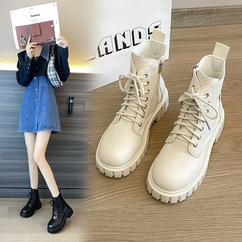 

2023 New Martin Boots Thick Heel Thick Sole Women's Shoes Fashion Fashion Fashion High Thigh Shoes boots women