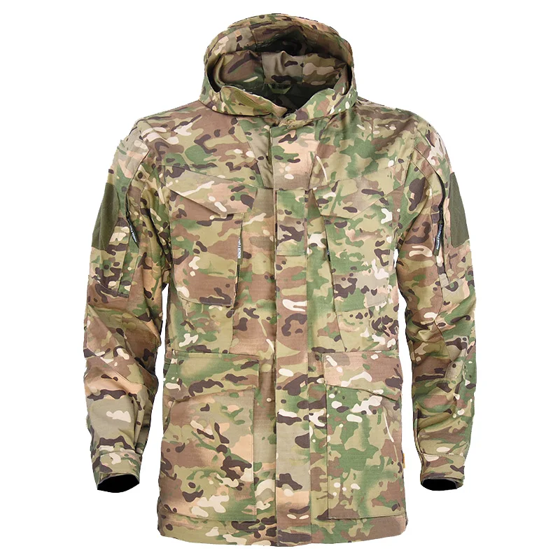 Tactical Trench in Autumn and Winter Trench Anti -splashing Water Jungle All -terrain Trench Coat