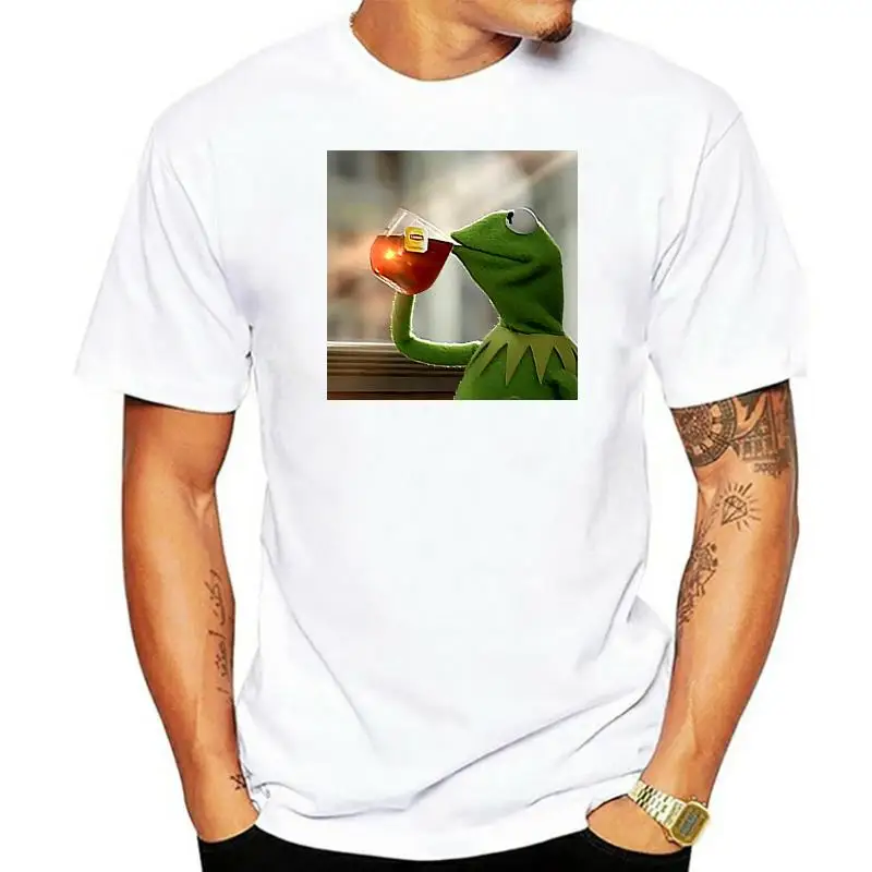 

Футболка Kermit с принтом ни одного из моих деловых мемов