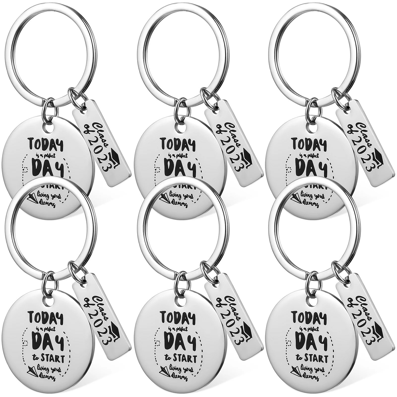 

6 шт., брелки для ключей