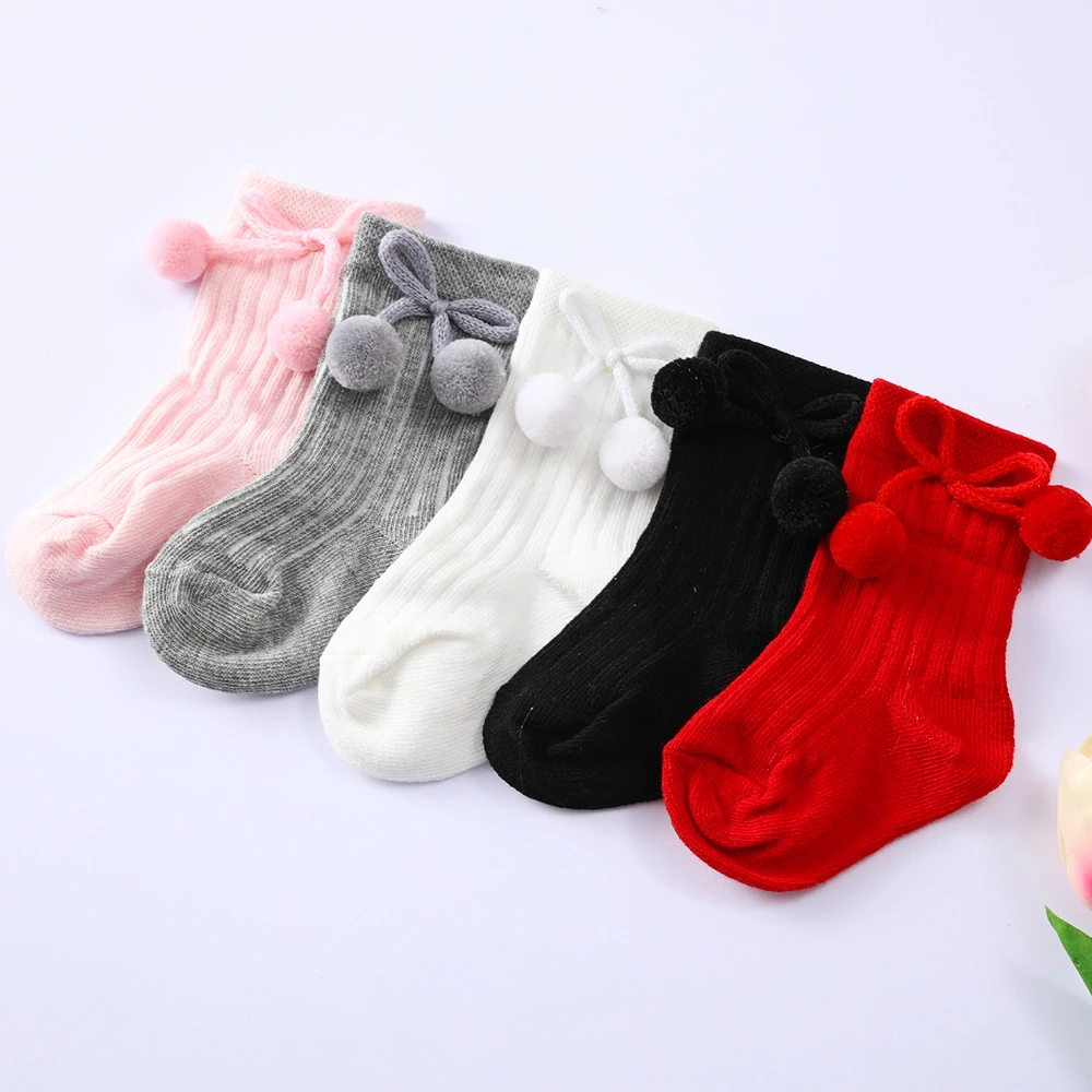 

2022 Baby Summer Clothing New Kids Toddlers Girls Big Bow Soft Cotton Lace Baby Socks Bowknot Christmas Socks Baby Girl Socks