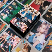 55pcs kpop aespa album photocard girls lomo card gifts for women hd photos collection postcard poster