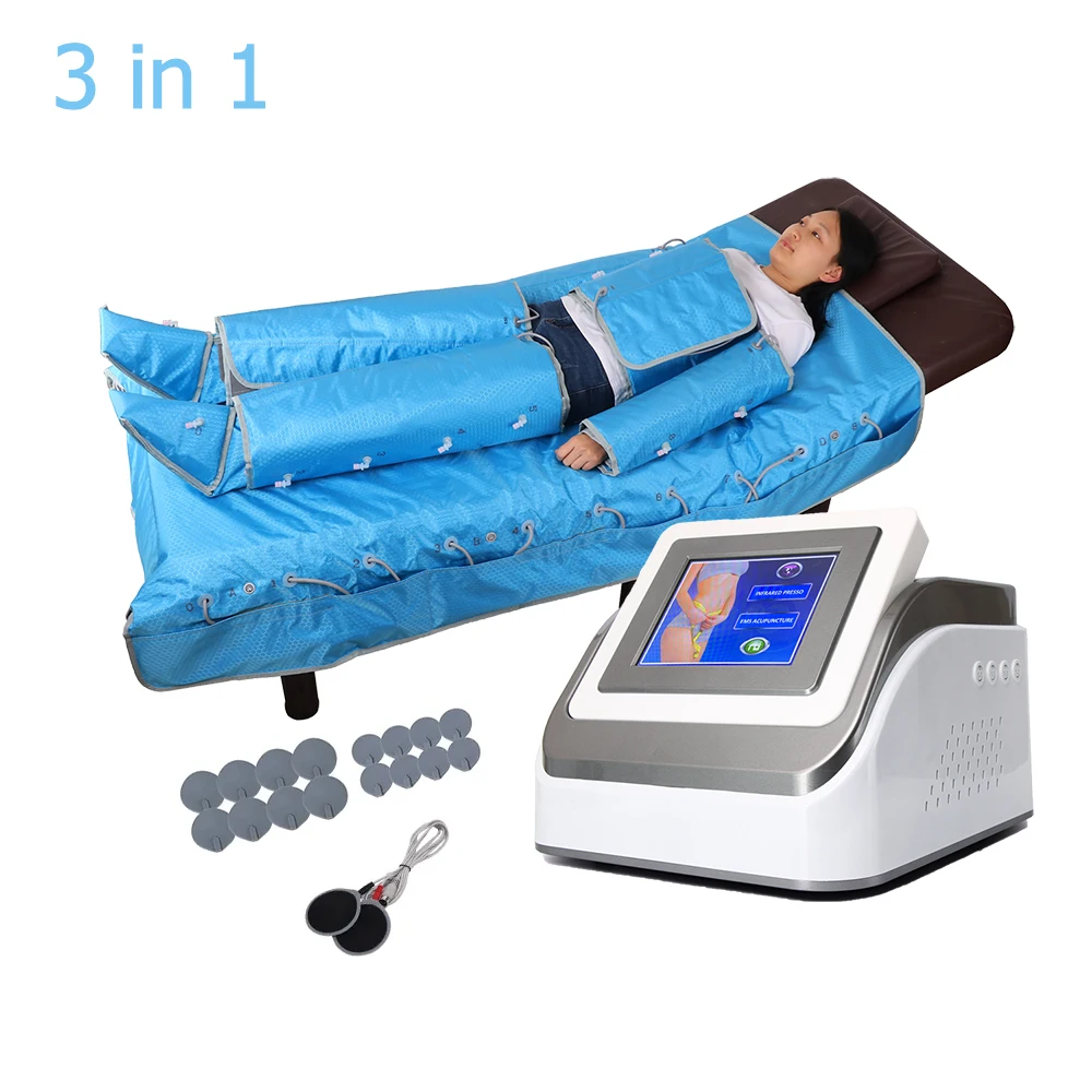 

3 In 1 EMS Infrared Pressotherapie Maquina Presoterapia Professional Pressotherapy Lymphatic Drainage Slimming Machine