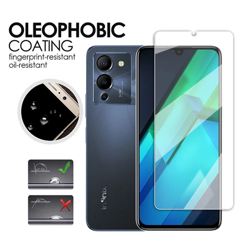 2Pcs For Infinix Note 12 Screen Protector 9H Clean Glass Note 12 G96 Tempered Glass Infinix Note 12 12i 12 VIP Protective Film