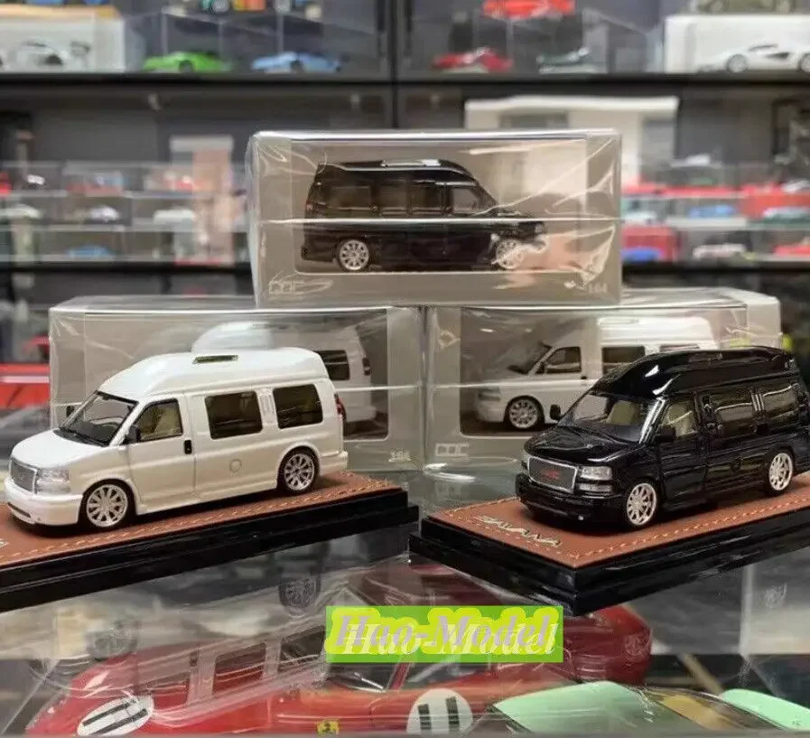 GOC 1:64 для GMC SAVANA SUV литая под давлением модель автомобиля из сплава металла подарки