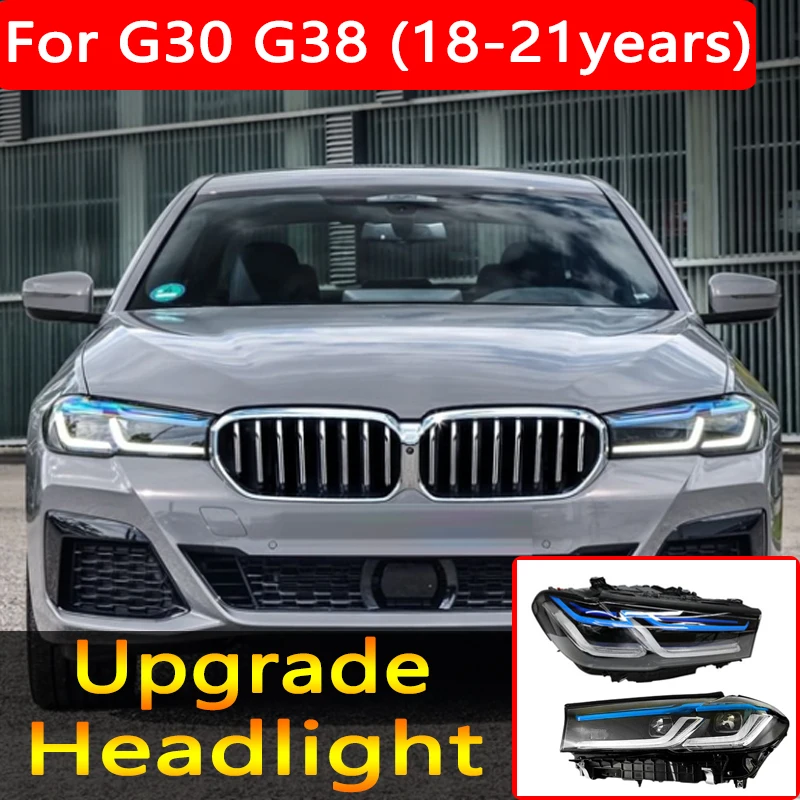 

Headlight For BMW G30 G38 5 Series 2018-2021years Upgrade M5 NEW LED Car Front Light Retrofit Signal Turn Daytime Running Lamp
