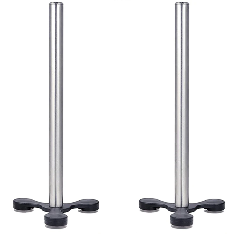 

2 Pcs Stainless Steel Paper Roll Holder Kitchen,Wall Mounted Paper Towel Bar Holder Suction Cup,Simple Stand Paper Towel