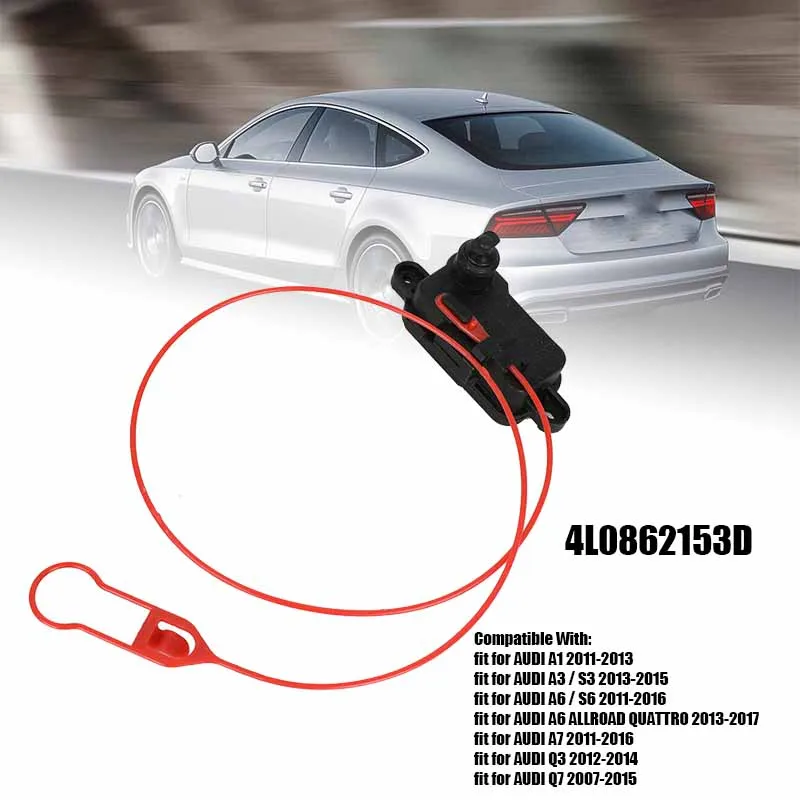 4L0862153D For AUDI A1 A6 C7 A7 Q7 Fuel Flap Door Lock Actuator Motor Control Fuel Tank Cap Lock Actuator Motor 4L0862153 D Car