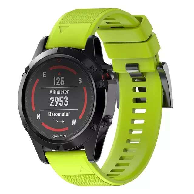 

22 20MM Silicone Watch Band Straps For Garmin Fenix 6X 6 6S Pro 7X 7 Easyfit Wristband Fenix 5 5X 5S Plus Smartwatch Bracelet