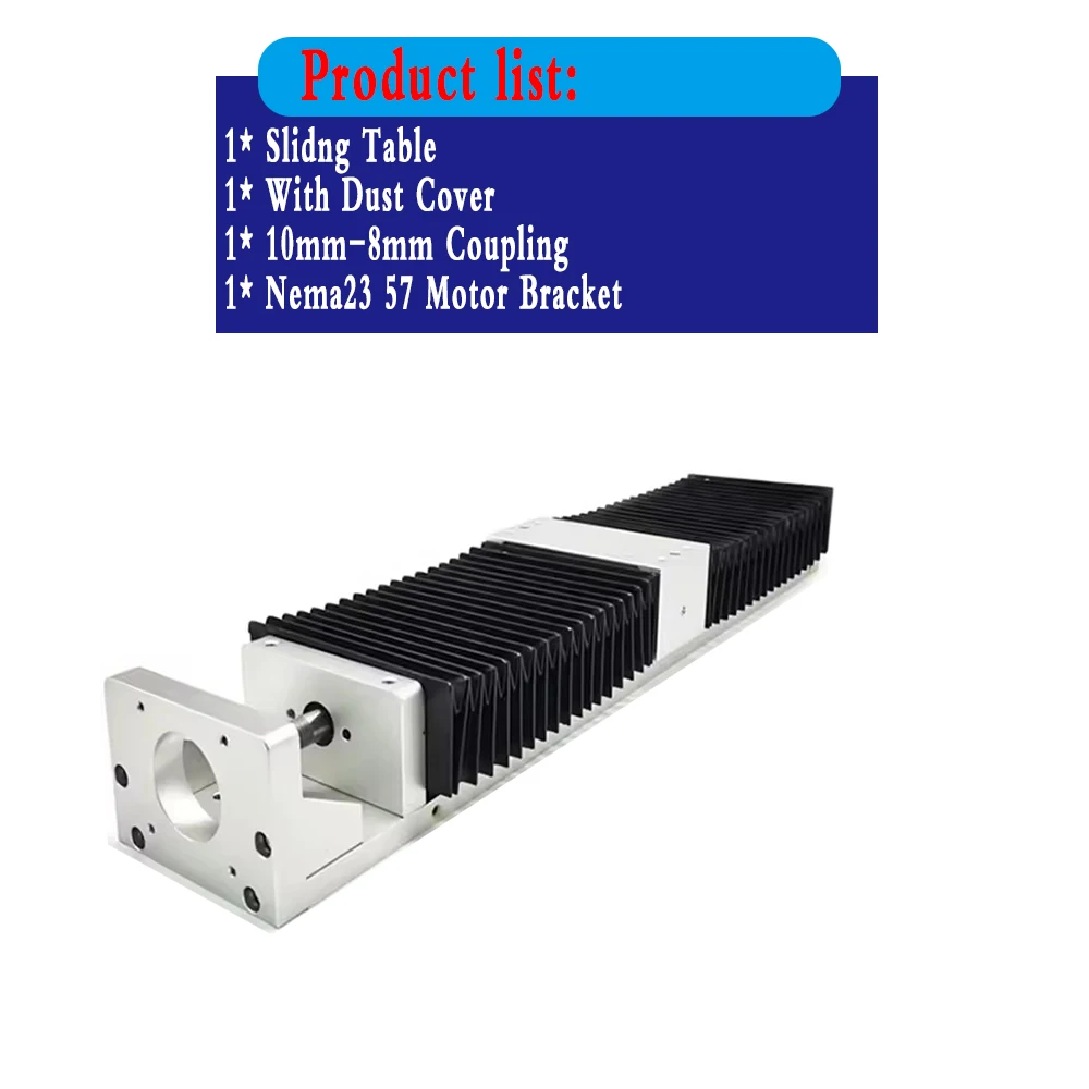 

Комплект привода раздвижного стола двигателя Nema23, алюминиевая оптическая ось, линейная направляющая, защитный чехол для диспенсера фрезерного станка с ЧПУ, этикетировочная машина