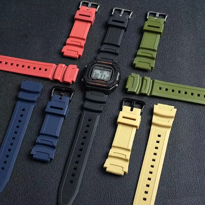 Для Casio AEQ-110W AQ-S800W/S810w AE-1200 резиновый черный белый серый силиконовый