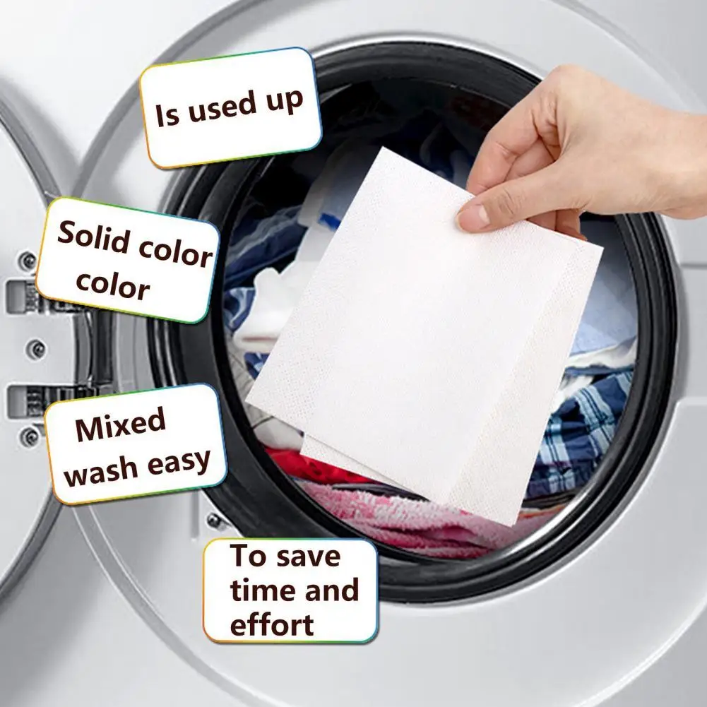 

Disposable 50Pcs Wonderful Deeply Stain Fighting Laundry Tablets Non Woven Fabric Laundry Tablets Easy to Apply for Gifts