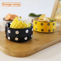japanese household noodle bowl ceramic soup bowl with handle salad pasta bowl kitchen tableware microwave soup rice bowl