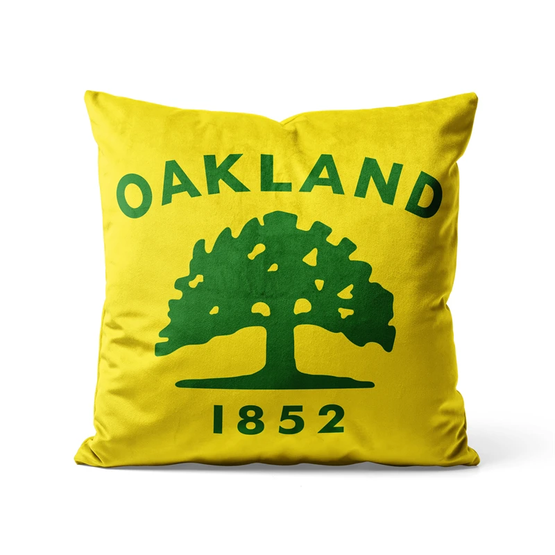 Gaslight Gatekeep Girlboss Окленд Калифорния Пледы Наволочки Чехлы для дивана Дома 45 см x