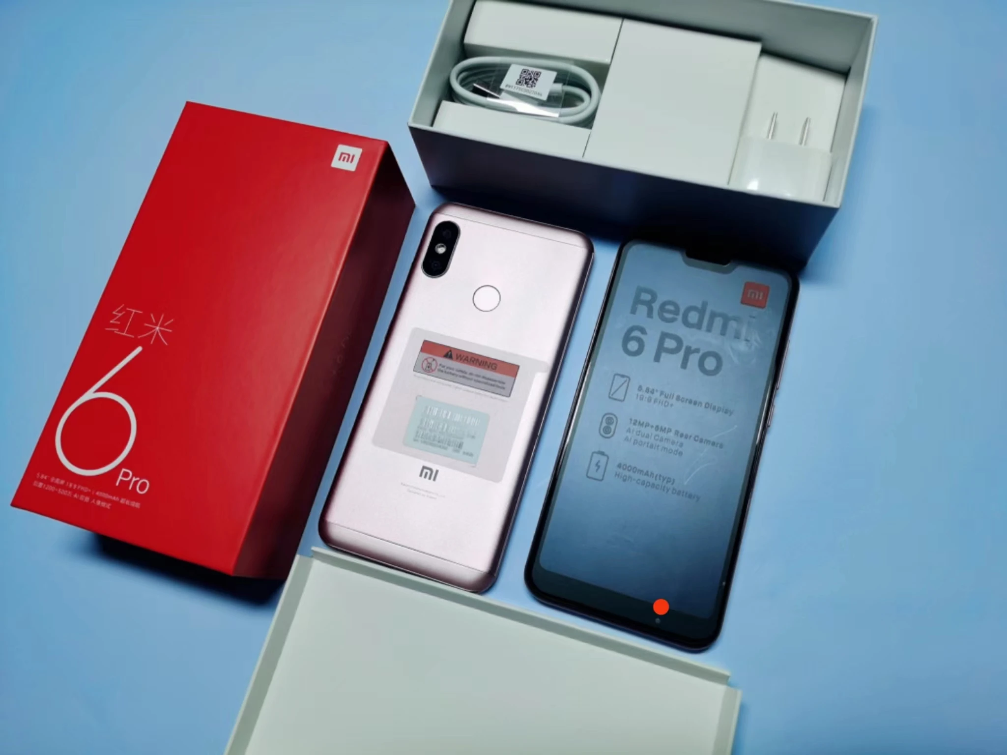 Сотовый телефон Redmi 6 Pro / redmi смартфон 32 ГБ/64 Гб пикселей Snapdragon 625 4000 мАч сотовый -