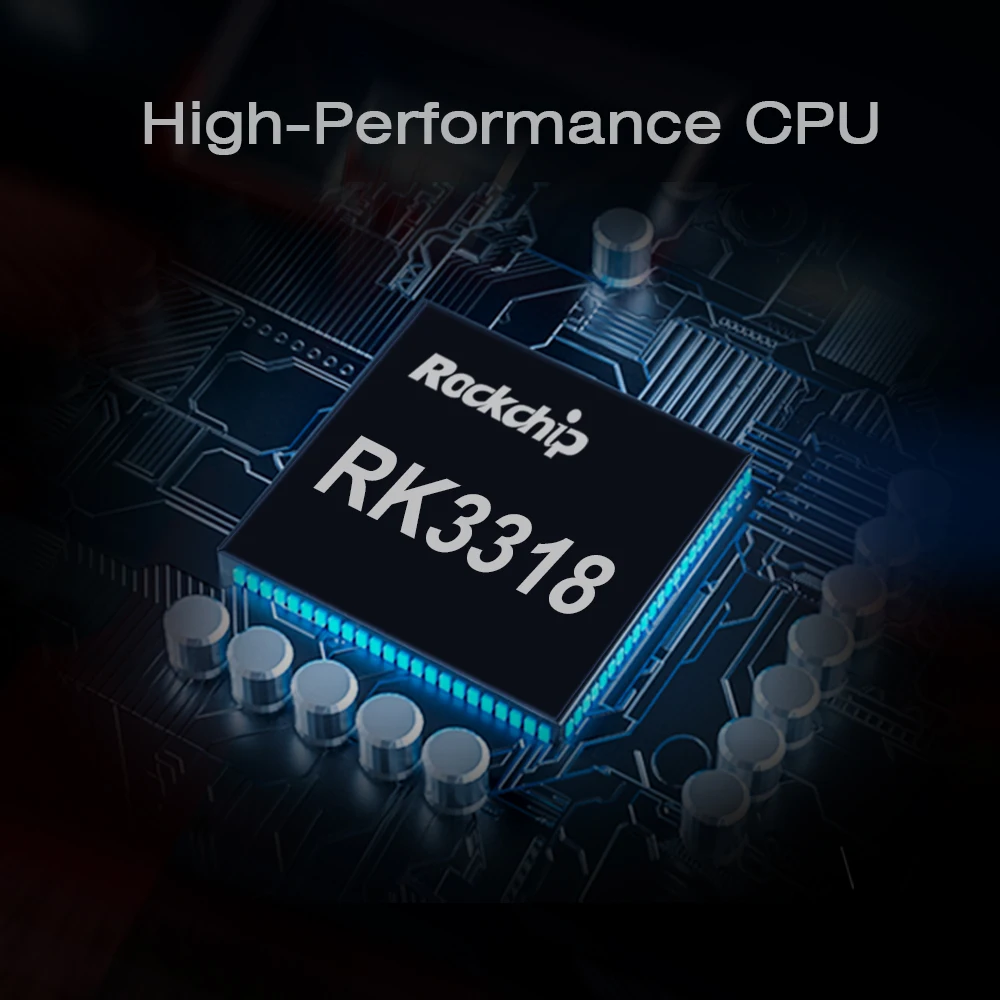 ТВ-приставка Android 11 Bluetooth Wi-Fi RK3318 Rockchip USB 3 0 4 + 64 ГБ H96 Max V11 | Электроника