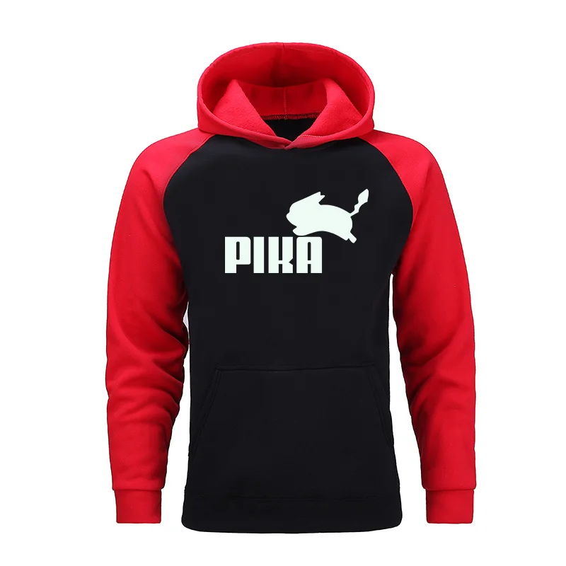 

Толстовка мужская женская хлопковая, с покемонами, для осени и зимы