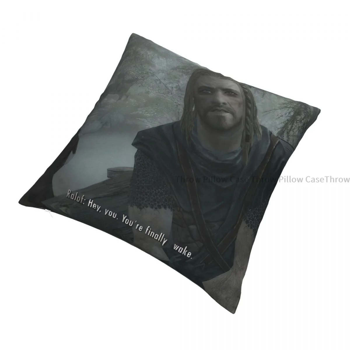 Эй ты наконец-то бодрствовалась Skyrim мемы игра в свитки для пожилых людей подушка