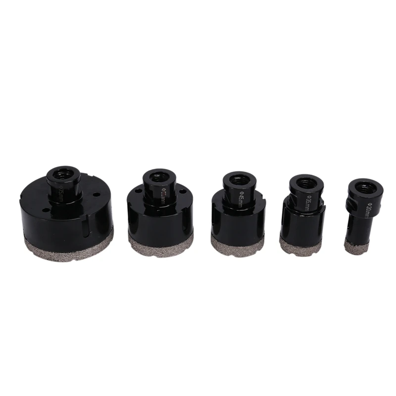 

Vacuum Thread Brazed Hole Opener Drilling Core Bits M14 Angle Grinder For Diamond Ceramic Tile Granite 20/35/45/55/75Mm