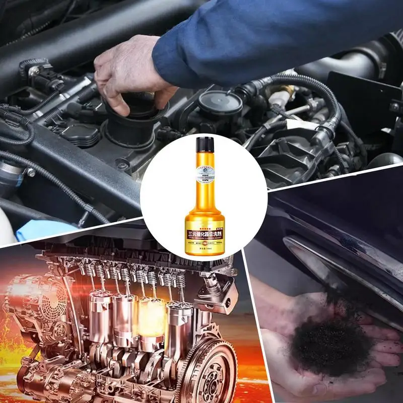 Очиститель каталитического преобразователя 50 мл средство для снятия углеродных