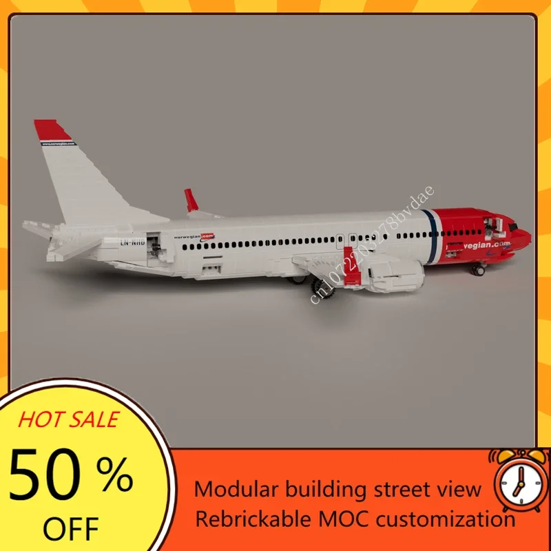 2128 шт. масштаб 1:51 строительные блоки MOC Дельта B737 самолёт Боинг модели аэробуса