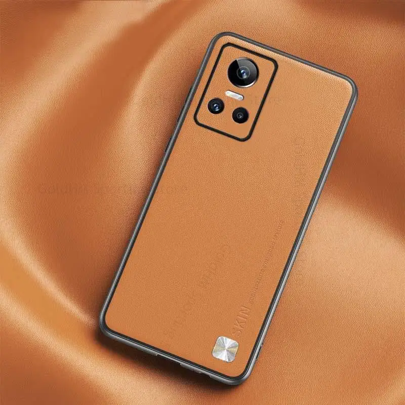 

For Realme GT Neo3 2 Pro PU Leather Soft Silicone Shockproof Case For Realme 9i 9 Pro Plus 8i 8 Pro Camera Lens Protective Cover
