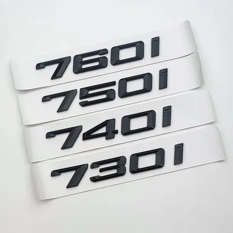 3D ABS Автомобильный багажник 730d 730i 740i 750d 760d 745i 750i 760i буквы Логотип эмблема наклейка для BMW E38 E65 F01 F02 E66 G11 G12