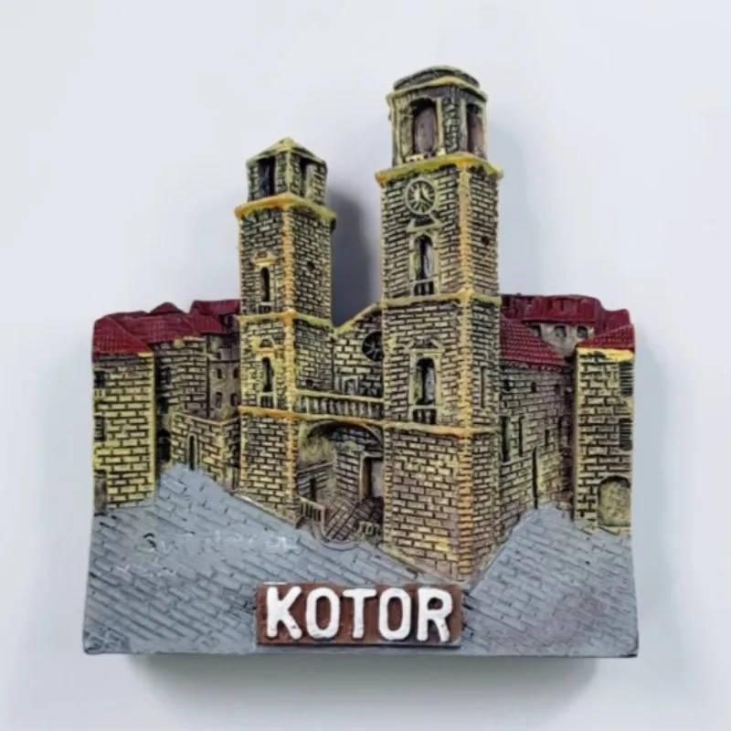 Фото Наклейки на холодильник Черной, приятель, дорожные сувениры, Kotor, магниты на холодильник, украшение дома, свадебные подарки №1
