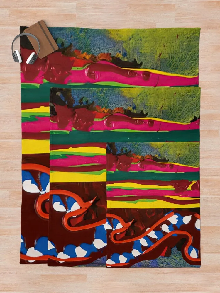 John Hoyland - Spirit Night 18.06.98 1998 Плед Среда Утяжеленные летние постельные принадлежности