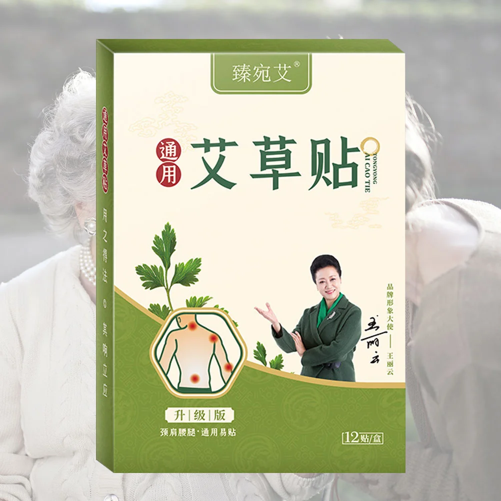 

12pcs of One Box Warm Moxibustion Paste Hot Pain Relief Pads Useful Mugwort Sticker for Knee Cervical Vertebra Joint
