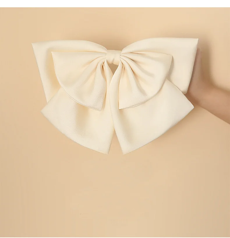 Женская заколка для волос с двойным бантом Французская конского хвоста