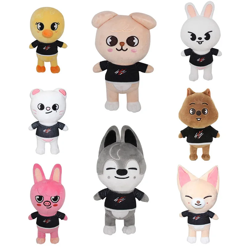 

20cm Skzoo Plush Toys Stray Kids Cartoon Stuffed Animal Plushies Doll Kids Fans Toy Gift Stuffed Doll Cute Toy Peluches Pulpos
