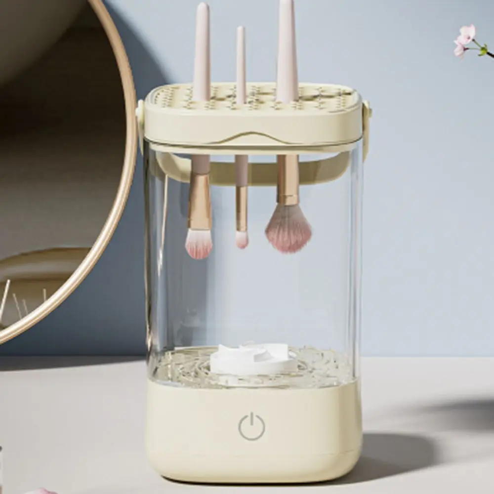 Автоматический электрический очиститель кистей для макияжа 3 в 1