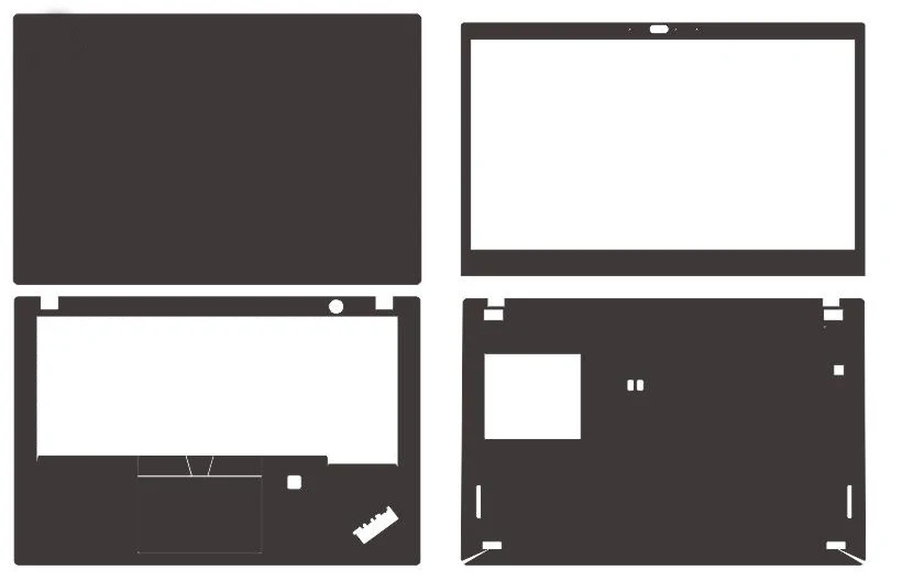 

Наклейка из углеродного волокна для ноутбука, Защитная Наклейка для Lenovo Thinkpad P14S Gen 1 14"