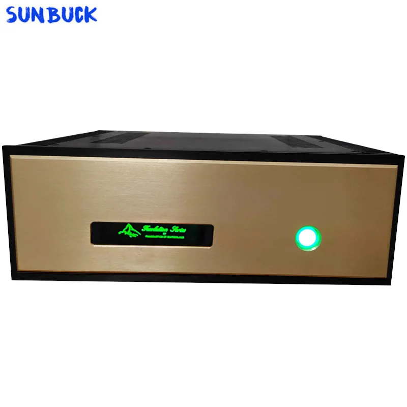 

Sunbuck Replica Swiss Famous Machine FM711MK2 Category A Rear Power Amplifier 2.0 Stereo 500W +500W RCA input FM711 Amplifier